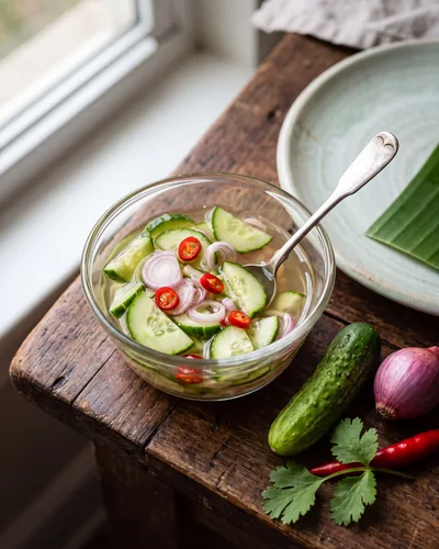 Photograph of Ajad (Thai Cucumber Relish)