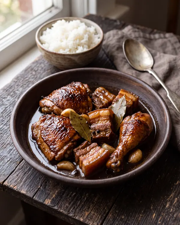 Chicken and Pork Adobo, from the Philippines chapter.